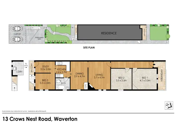 Floorplan of Homely house listing, 13 Crows Nest Rd, Waverton NSW 2060