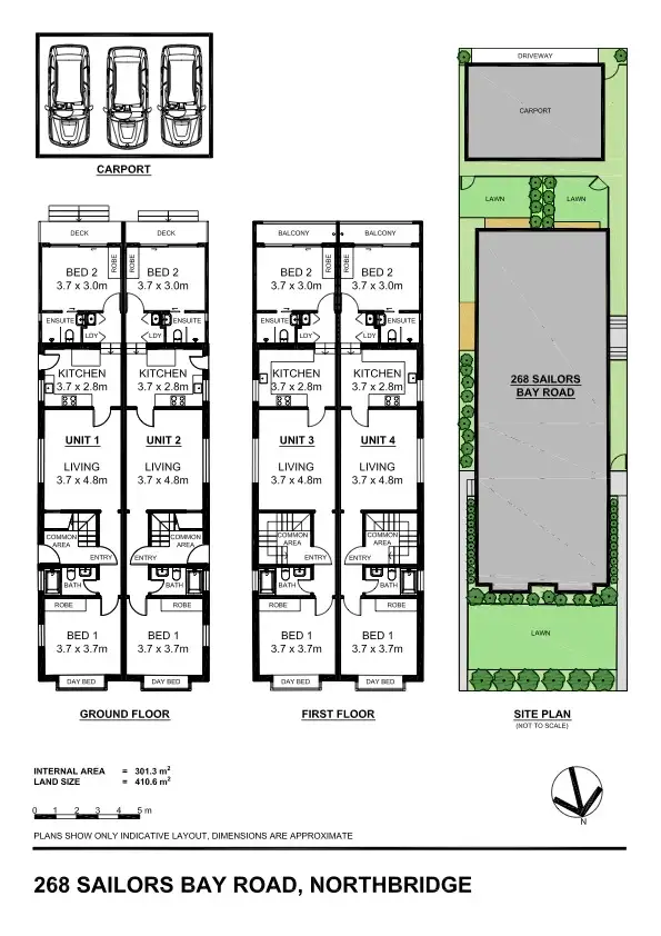Floorplan of Homely block of units listing, 268 Sailors Bay Road, Northbridge NSW 2063