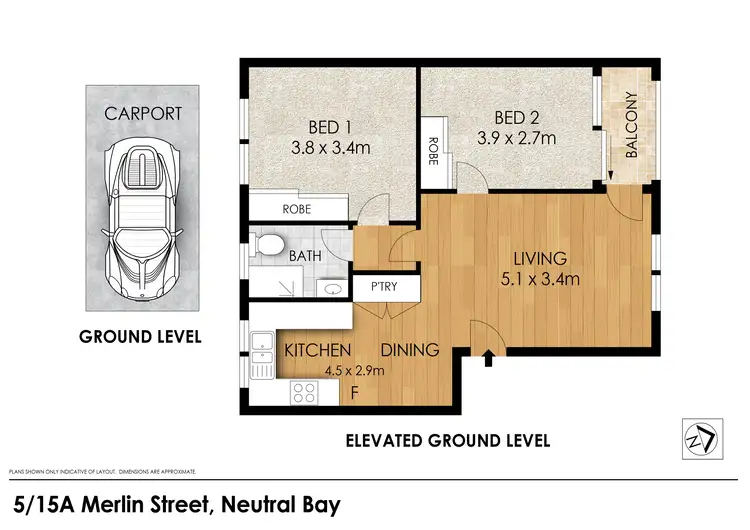 Floorplan of Homely apartment listing, 5/15a Merlin Street, Neutral Bay NSW 2089