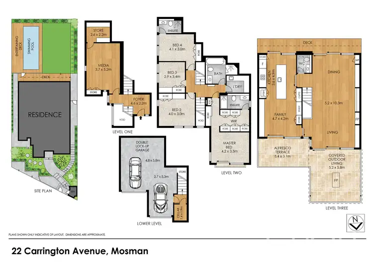 Floorplan of Homely house listing, 22 Carrington Ave, Mosman NSW 2088