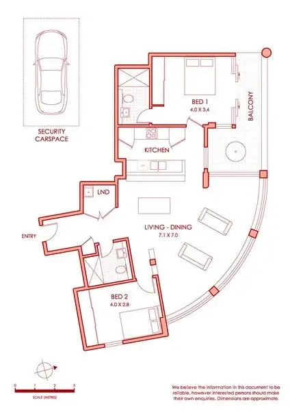 Floorplan of Homely apartment listing, 202/437-439 Bourke St, Surry Hills NSW 2010