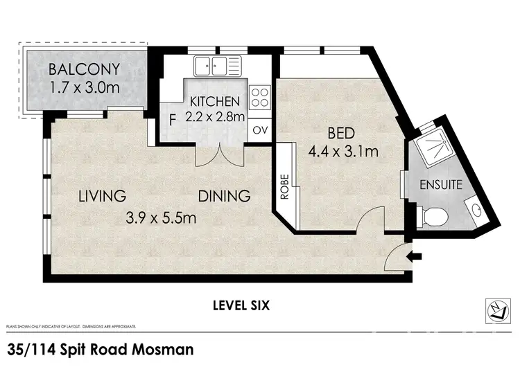 Floorplan of Homely apartment listing, 35/114 Spit Rd, Mosman NSW 2088