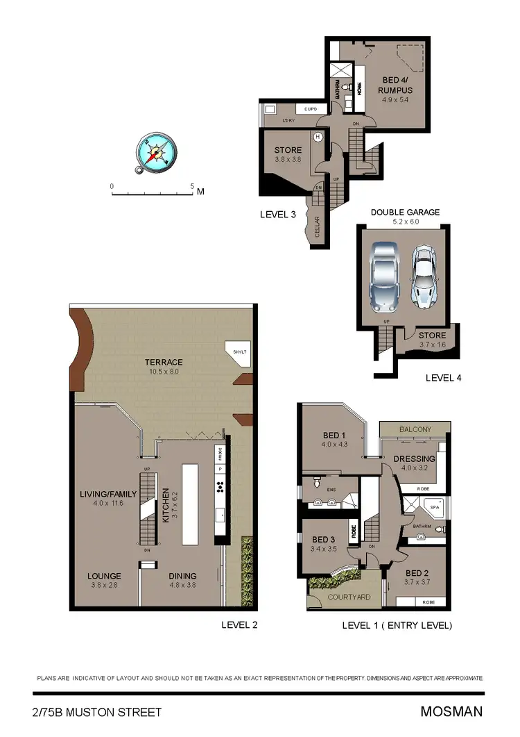 Floorplan of Homely apartment listing, 75b Muston Street, Mosman NSW 2088