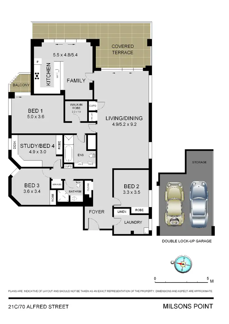 Floorplan of Homely apartment listing, 21c/70-72 Alfred Street, Milsons Point NSW 2061