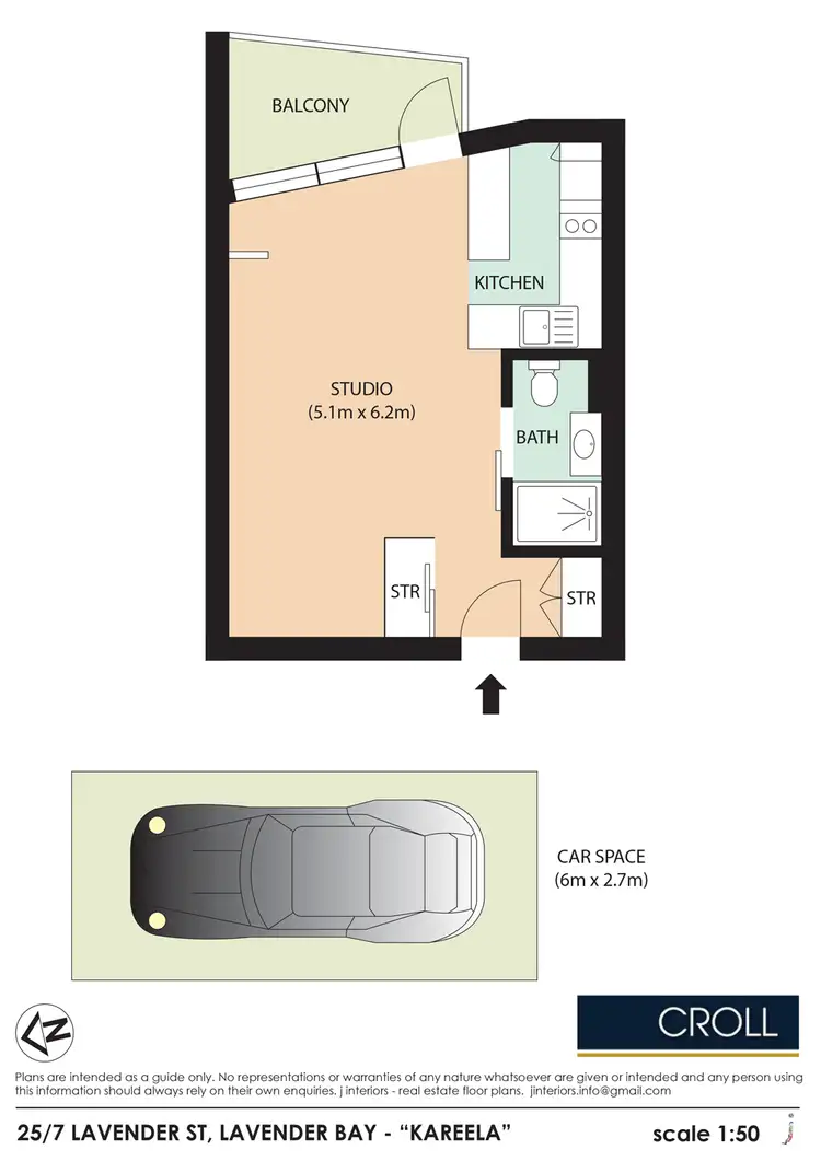 Floorplan of Homely apartment listing, 25/7 Lavender Street, Mcmahons Point NSW 2060