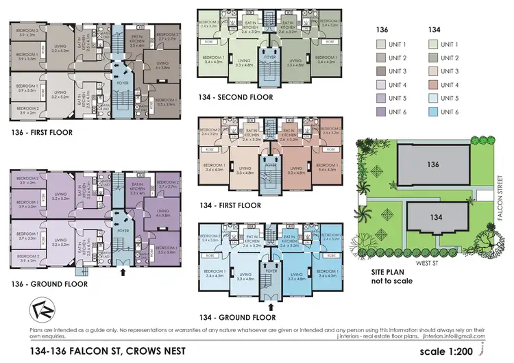 Floorplan of Homely block of units listing, 134 - 136 Falcon Street, Crows Nest NSW 2065