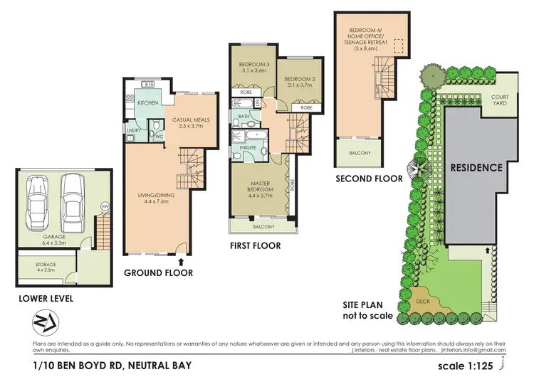 Floorplan of Homely townhouse listing, 1/10-12 Ben Boyd Road, Neutral Bay NSW 2089