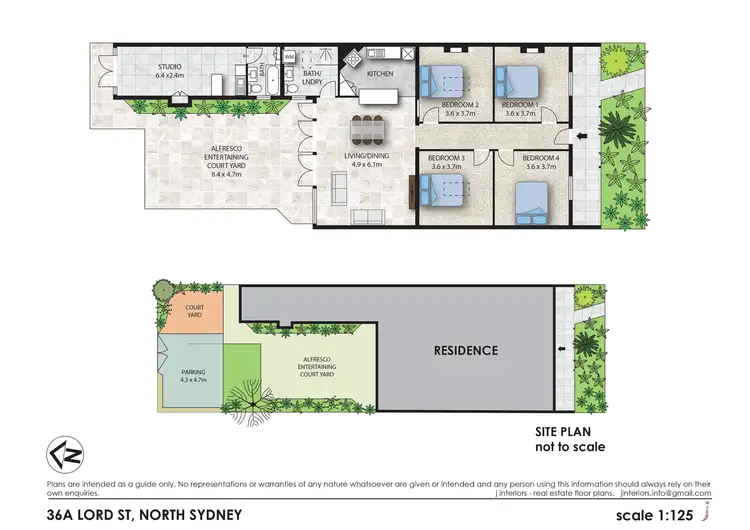 Floorplan of Homely house listing, 36A Lord Street, North Sydney NSW 2060