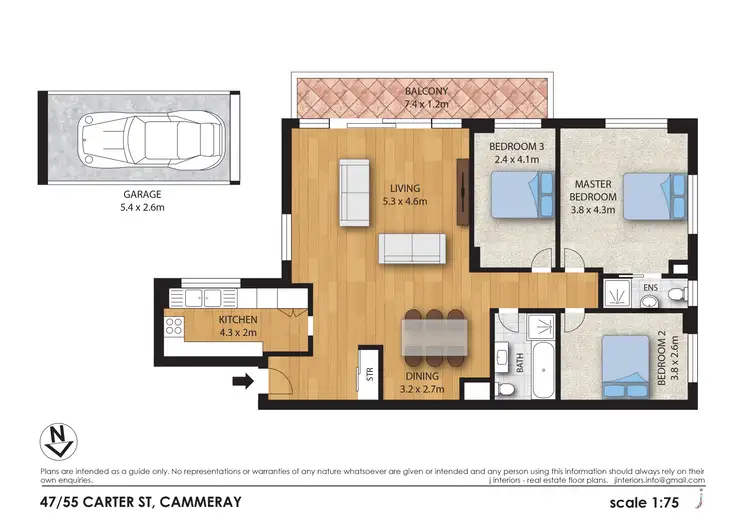 Floorplan of Homely apartment listing, 47/55 Carter Street, Cammeray NSW 2062