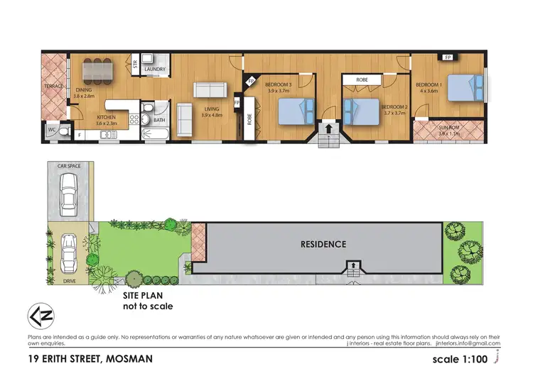 Floorplan of Homely house listing, 19 Erith Street, Mosman NSW 2088