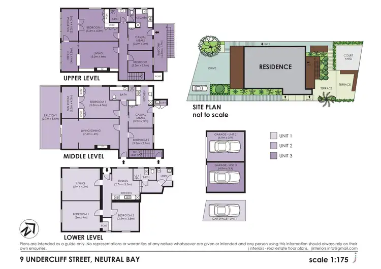 Floorplan of Homely block of units listing, 9 Undercliff Street, Neutral Bay NSW 2089