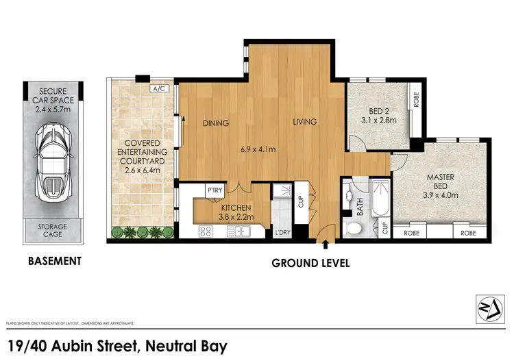 Floorplan of Homely apartment listing, 19/50 Aubin Street, Neutral Bay NSW 2089