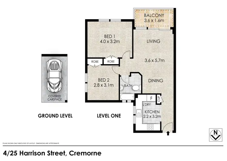 Floorplan of Homely apartment listing, 4/25 Harrison Street, Cremorne NSW 2090