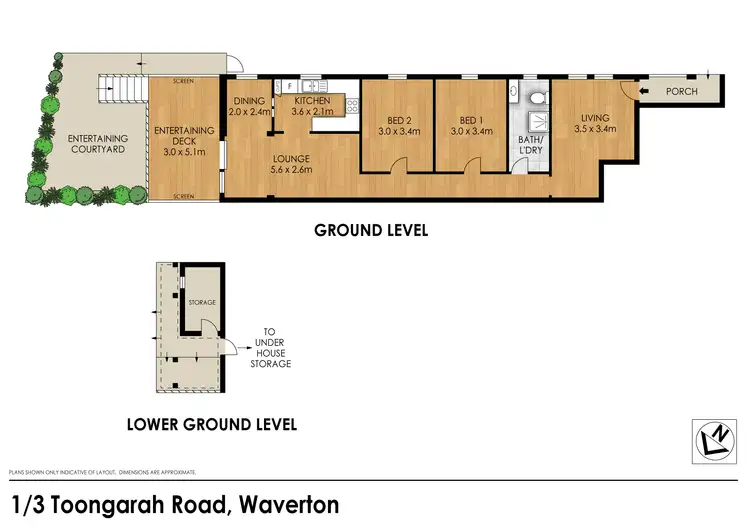 Floorplan of Homely apartment listing, 1/3 Toongarah Road, Waverton NSW 2060