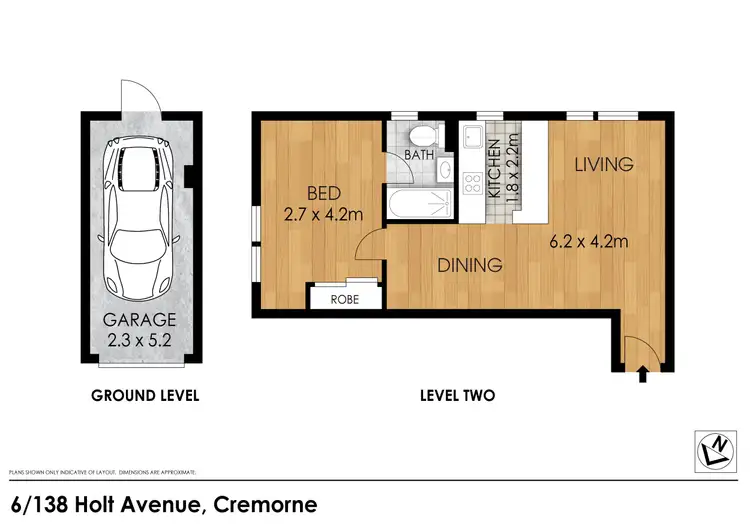 Floorplan of Homely apartment listing, 6/138 Holt Avenue, Cremorne NSW 2090