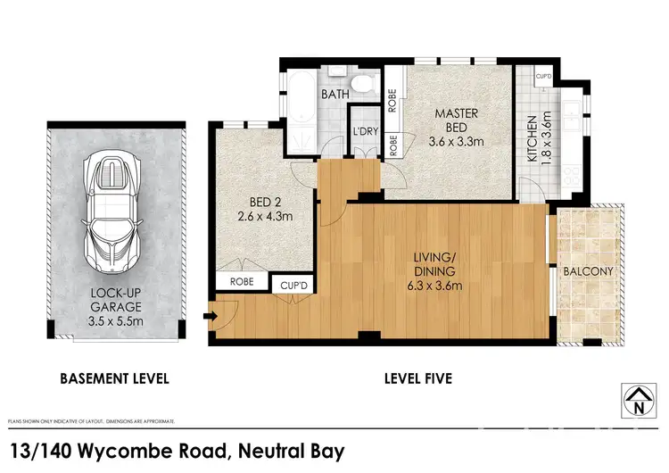 Floorplan of Homely apartment listing, 13/140 Wycombe Road, Neutral Bay NSW 2089