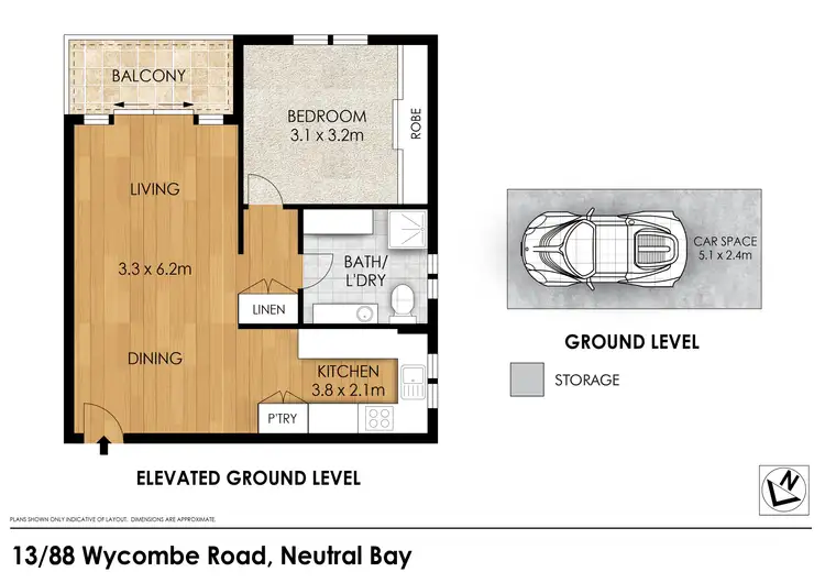Floorplan of Homely apartment listing, 13/88 Wycombe Road, Neutral Bay NSW 2089