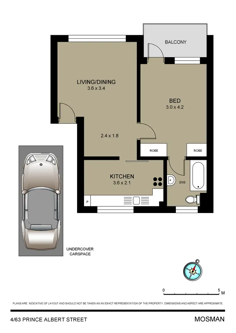 Floorplan of Homely apartment listing, 4/63 Prince Albert Street, Mosman NSW 2088