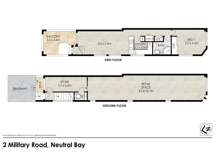 Floorplan of Homely semi-detached listing, 2 Military Rd, Neutral Bay NSW 2089