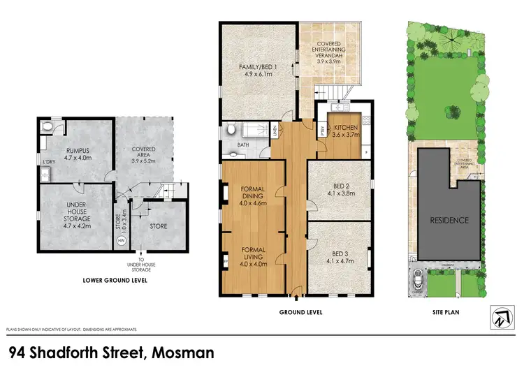 Floorplan of Homely house listing, 94 Shadforth St, Mosman NSW 2088