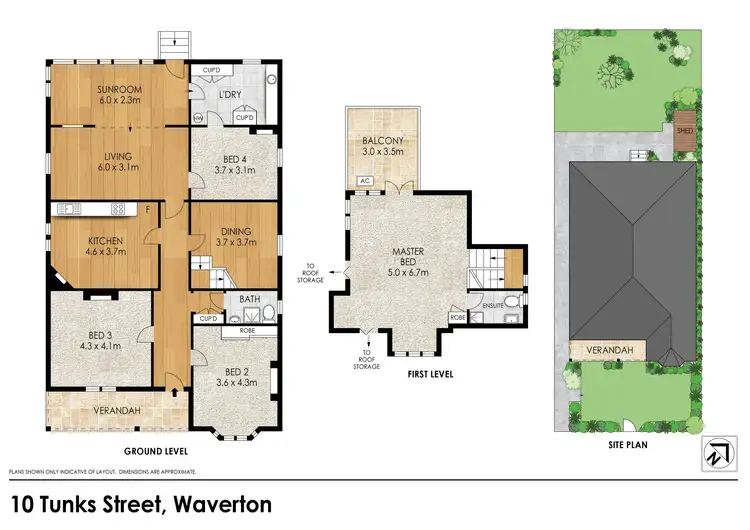 Floorplan of Homely house listing, 10 Tunks Street, Waverton NSW 2060