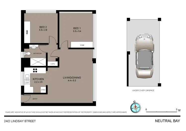 Floorplan of Homely apartment listing, 24/2 Lindsay Street, Neutral Bay NSW 2089