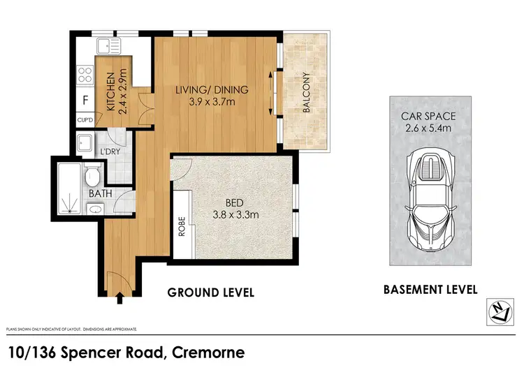Floorplan of Homely apartment listing, 10/136 Spencer Rd, Cremorne NSW 2090