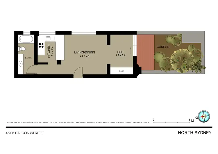 Floorplan of Homely apartment listing, 4/206 Falcon Street, North Sydney NSW 2060