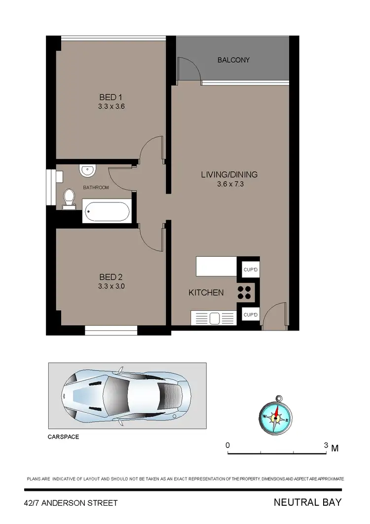 Floorplan of Homely apartment listing, 42/7 Anderson Street, Neutral Bay NSW 2089