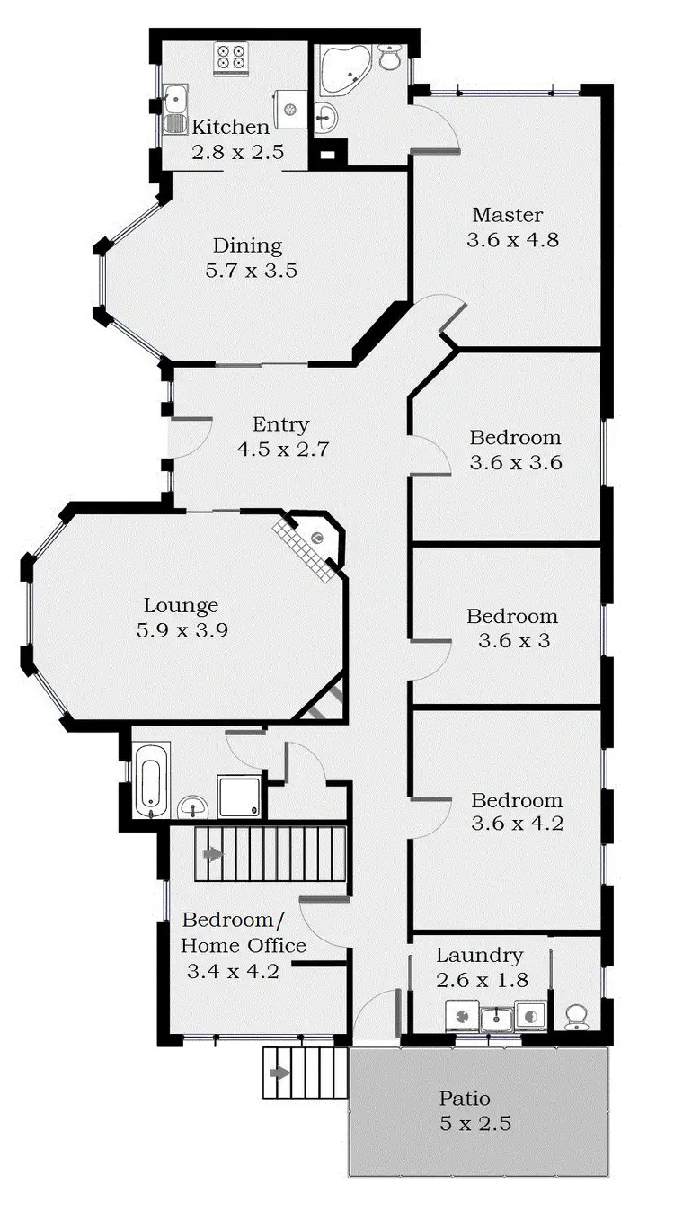 Floorplan of Homely house listing, 104 Grasmere Road, Cremorne NSW 2090