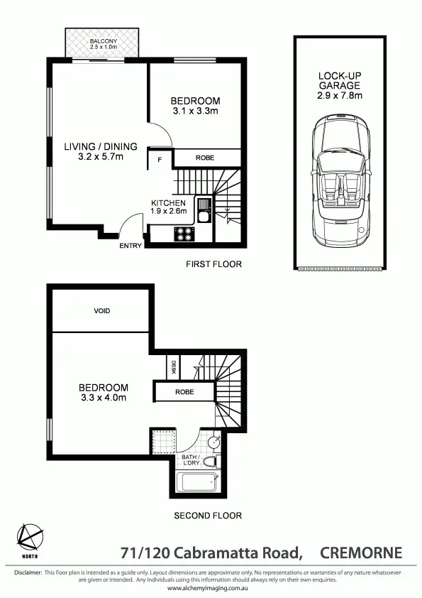 Floorplan of Homely apartment listing, 71/120 Cabramatta Road, Cremorne NSW 2090