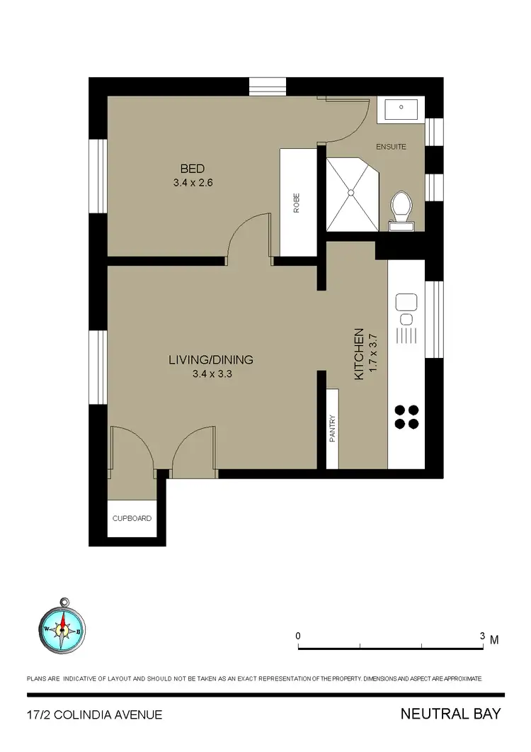 Floorplan of Homely apartment listing, 17/2 Colindia Avenue, Neutral Bay NSW 2089