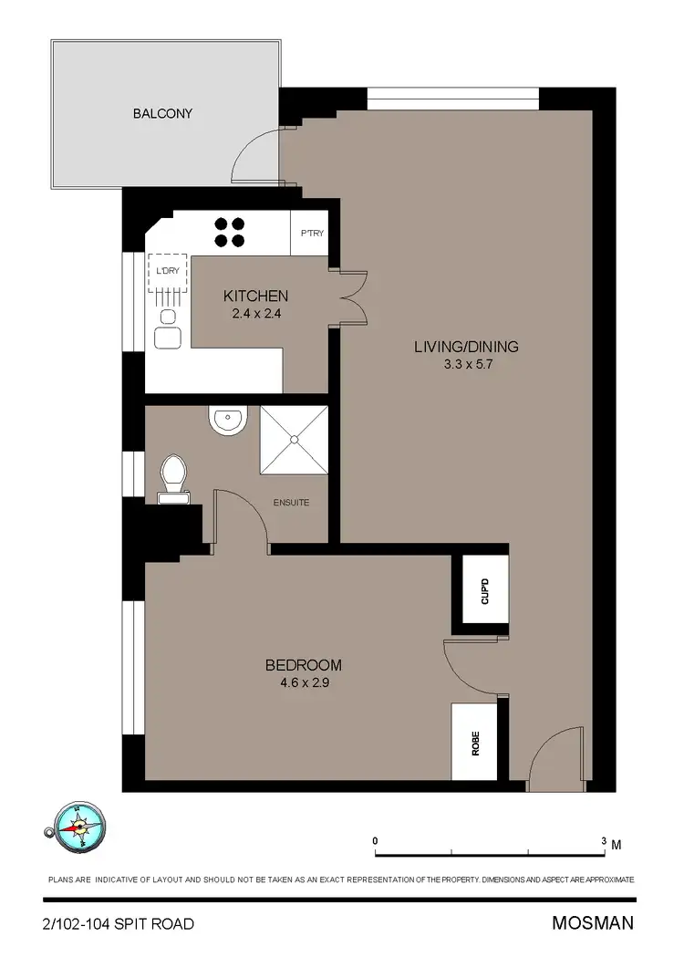 Floorplan of Homely apartment listing, 2/102 Spit Road, Mosman NSW 2088