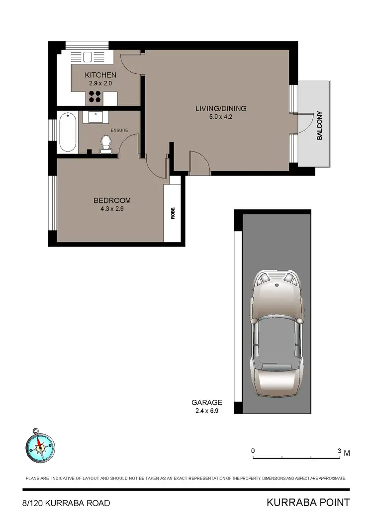 Floorplan of Homely apartment listing, 8/120 Kurraba Road, Kurraba Point NSW 2089
