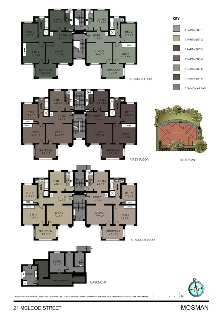 Floorplan of Homely block of units listing, 21 McLeod Street, Mosman NSW 2088