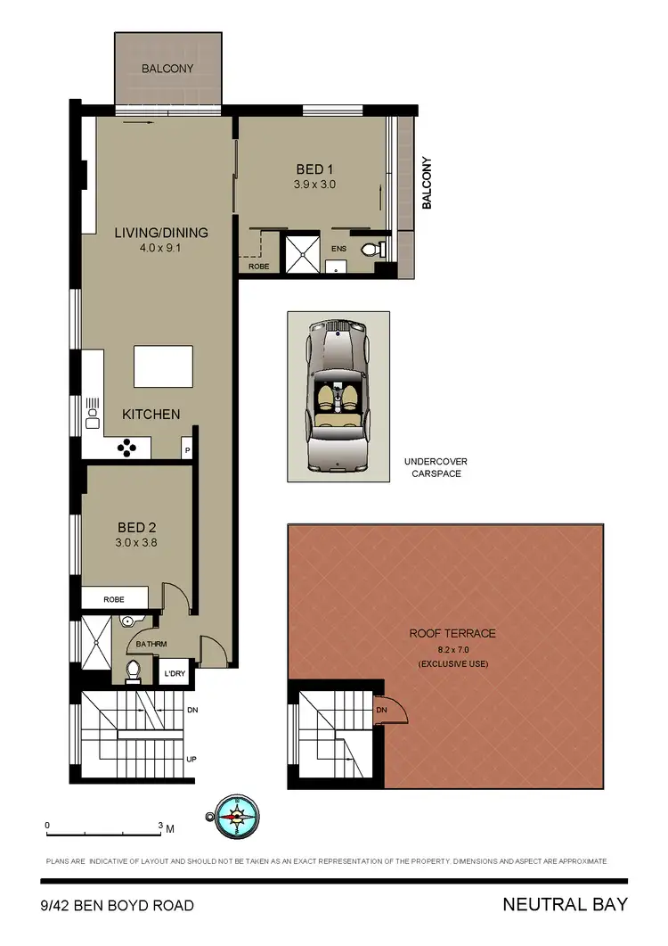 Floorplan of Homely apartment listing, 9/42 Ben Boyd Road, Neutral Bay NSW 2089