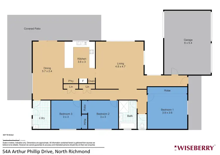 Floorplan of Homely house listing, 54a Arthur Phillip Drive, North Richmond NSW 2754