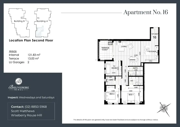 Floorplan of Homely unit listing, 16/6 Sebastian Drive, Dural NSW 2158