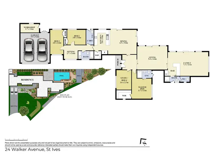 Floorplan of Homely house listing, 24 Walker Avenue, St Ives NSW 2075