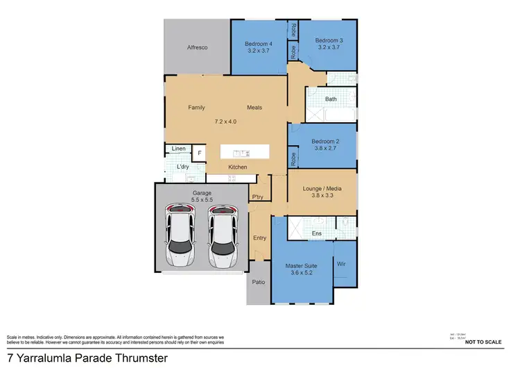 Floorplan of Homely house listing, 7 Yarralumla Parade, Thrumster NSW 2444