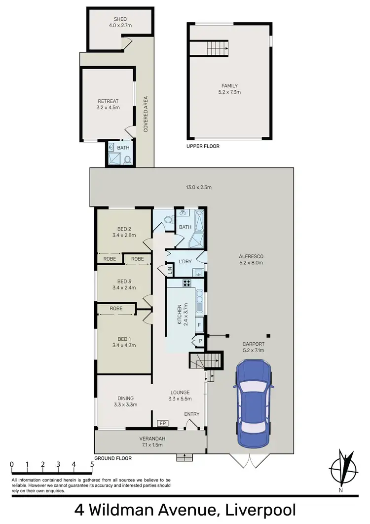 Floorplan of Homely house listing, 4 Wildman Avenue, Liverpool NSW 2170