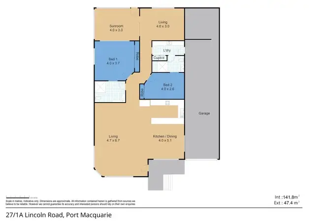 Floorplan of Homely house listing, 27/1 Lincoln Road, Port Macquarie NSW 2444