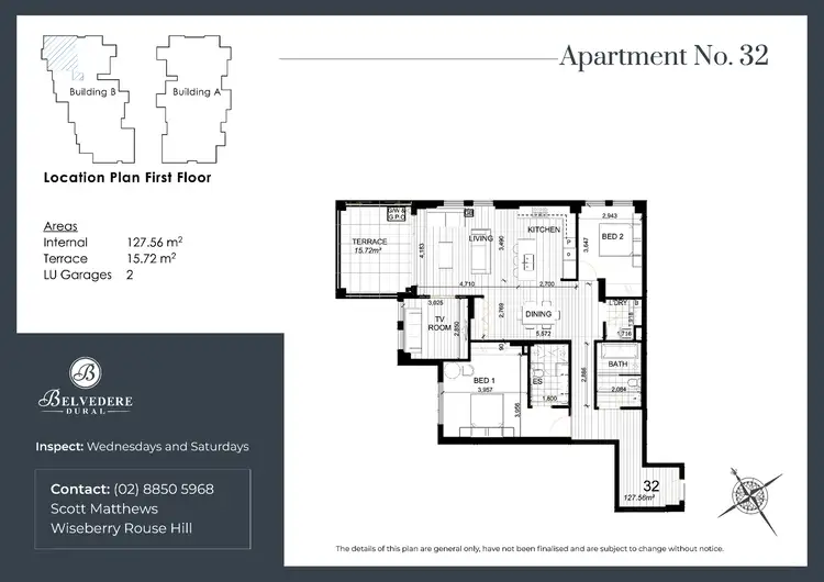Floorplan of Homely unit listing, 32/6 Sebastian Drive, Dural NSW 2158