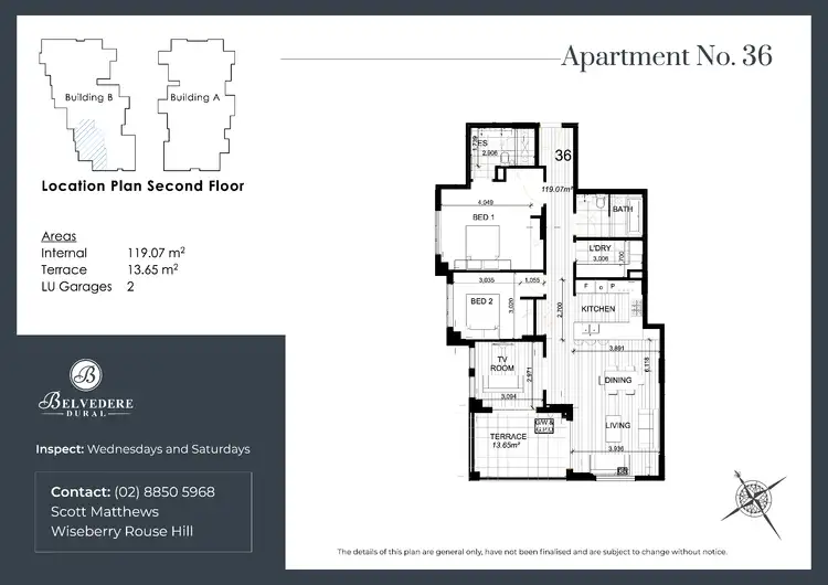 Floorplan of Homely unit listing, 36/6 Sebastian Drive, Dural NSW 2158