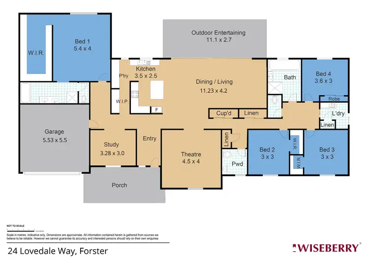 Floorplan of Homely house listing, 24 Lovedale Way, Forster NSW 2428