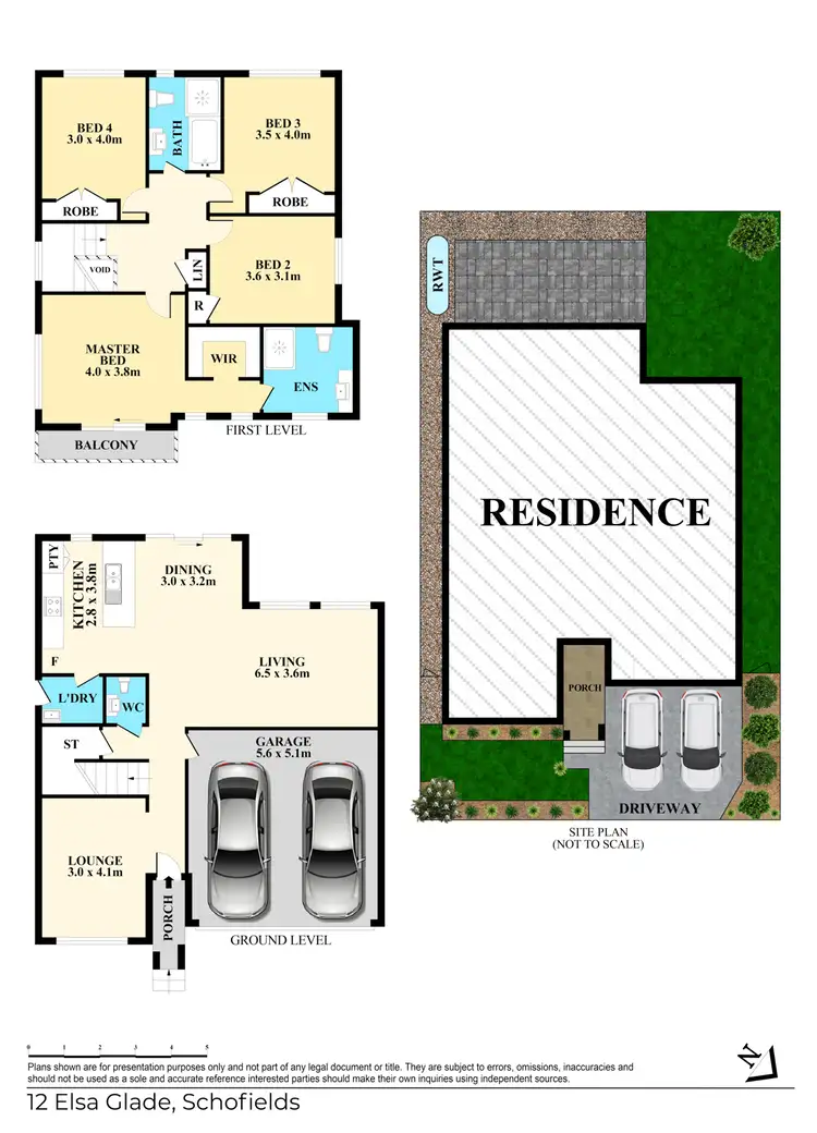 Floorplan of Homely house listing, 12 Elsa Glade, Tallawong NSW 2762