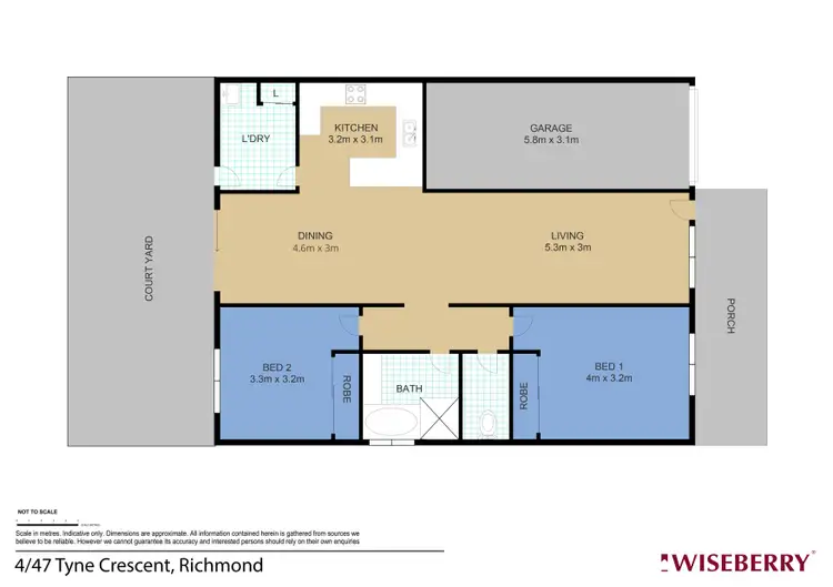 Floorplan of Homely villa listing, 4/47-49 Tyne Crescent, North Richmond NSW 2754