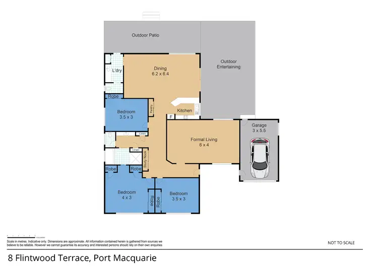 Floorplan of Homely house listing, 8 Flintwood Terrace, Port Macquarie NSW 2444
