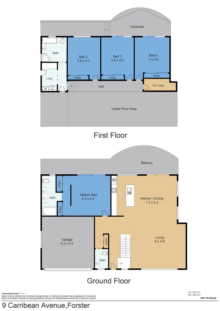 Floorplan of Homely house listing, 9 Carribean Avenue, Forster NSW 2428