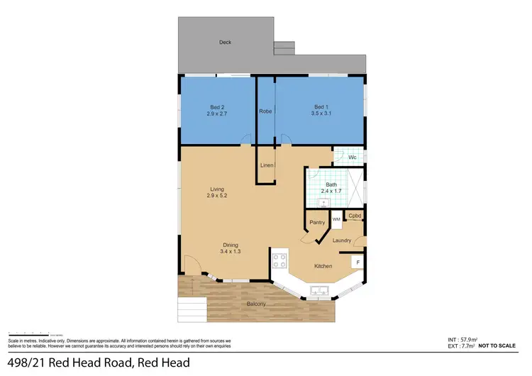 Floorplan of Homely house listing, 498/21 Red Head Road, Red Head NSW 2430